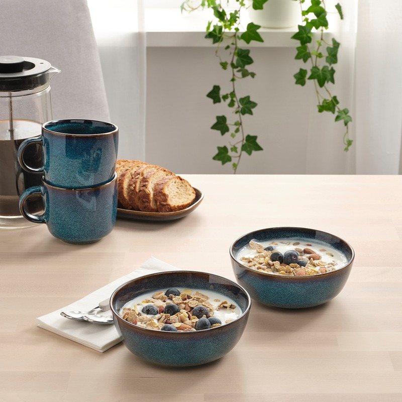 کاسه ایکیا مدل IKEA GLADELIG سایز 14 سانتی متری